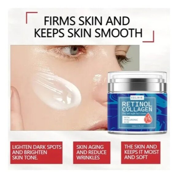 Retinol ✦ Collagen ✦ Hyaluronic Acid Cream ✦ 50ml ✦ Anti-Aging ✦ NWT - Picture 4 of 13